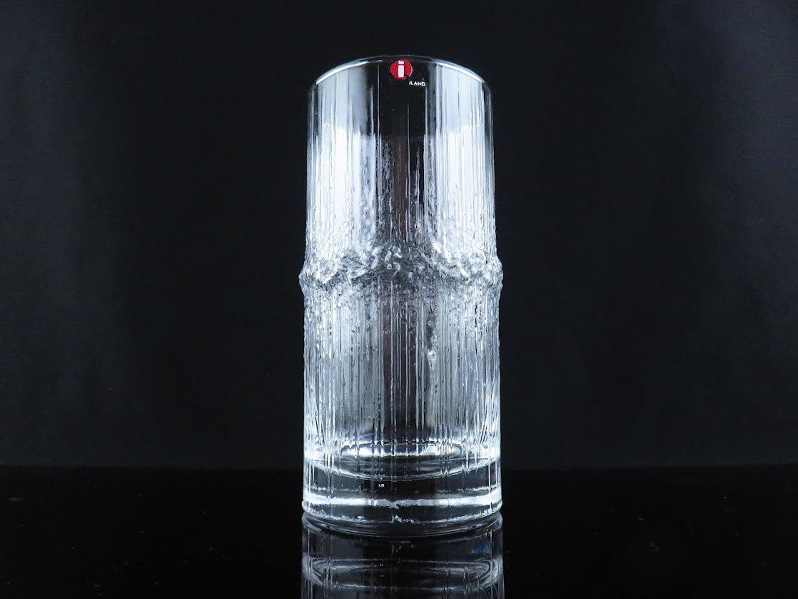 iittala/イッタラ Niva/ニヴァ Tapio Wirkkala/タピオウィルカラ グラス タンブラー ビアグラス H14.0cm – 北欧 ヴィンテージ食器【Scandistyle】