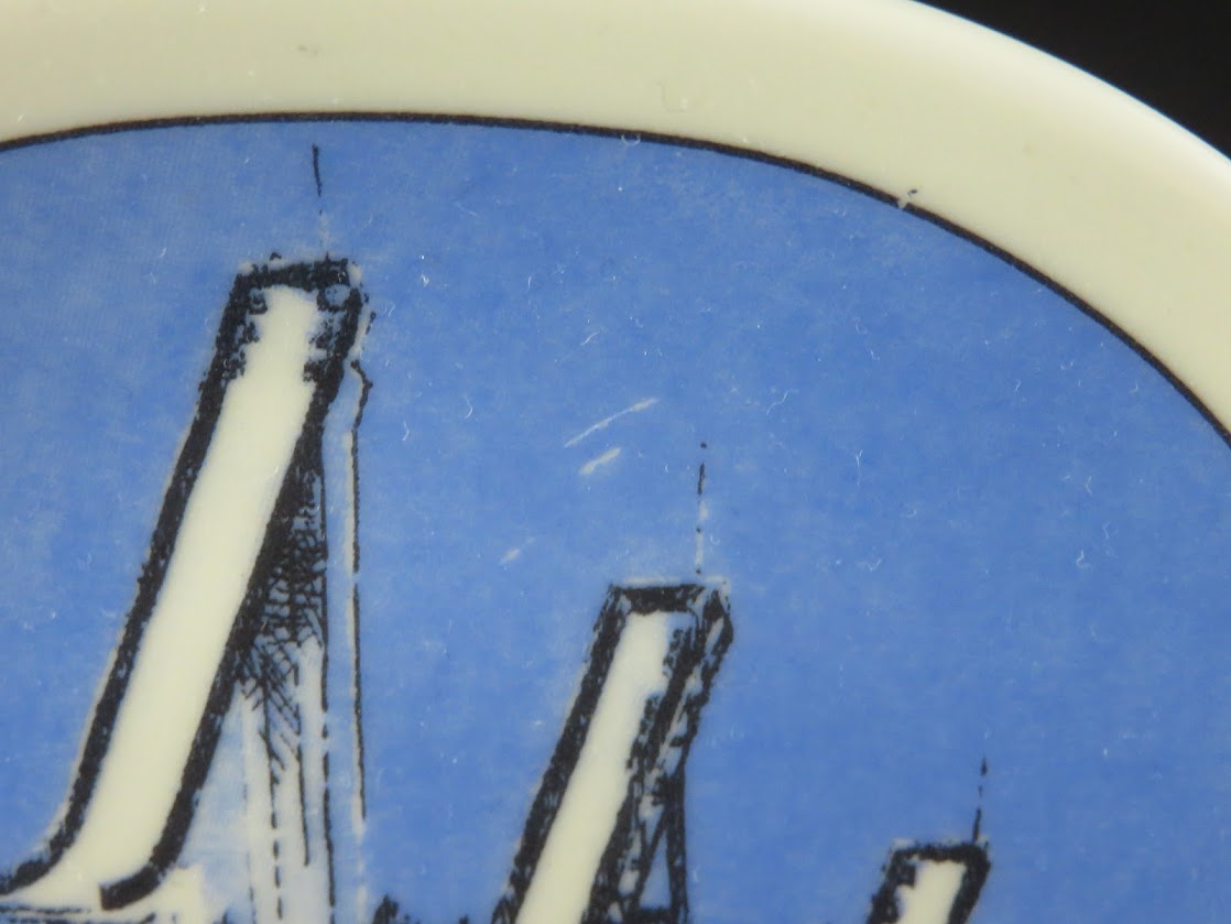 ARABIA/アラビア Lahti Sport center スキージャンプ台 ウォールプレート 飾りプレート 絵皿 箱付き