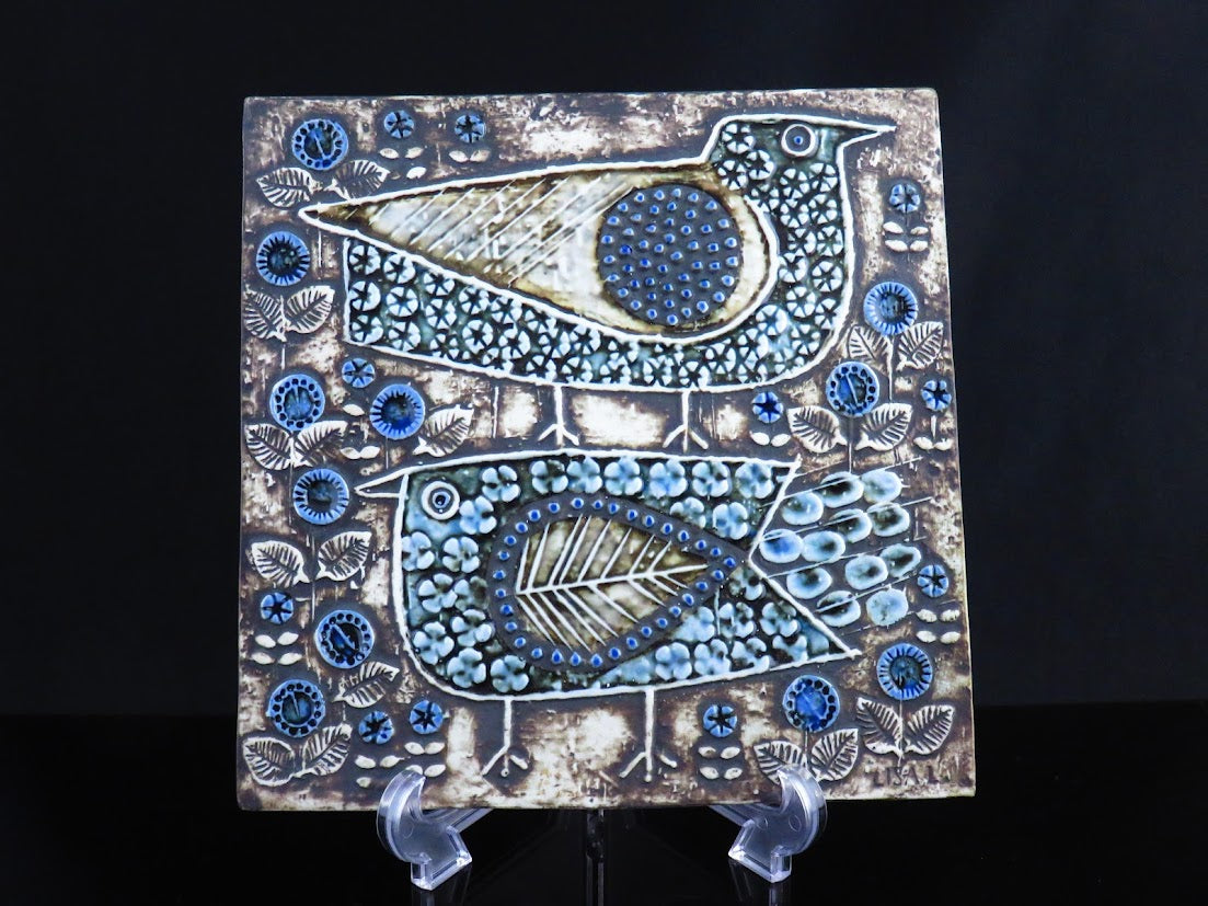 リサラーソン Lisa Larson 陶板　グスタフスベリ　象 GUSTAVSBERG/グスタフスベリ LISA LARSON/リサ・ラーソン Unikの