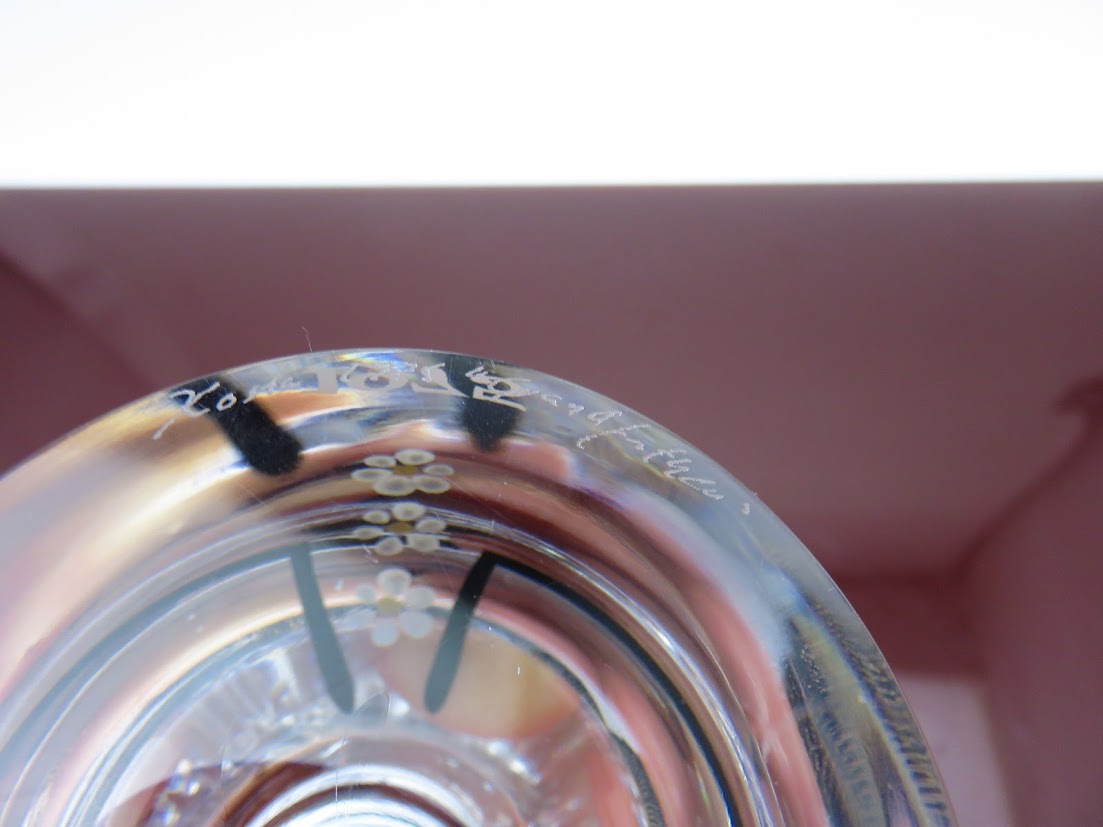 BODA/ボダ Family Grandfather/ファミリー おじいさん Ann&Goran Warff /アン&ヨーラン・ヴァルフ クリスタルオブジェ