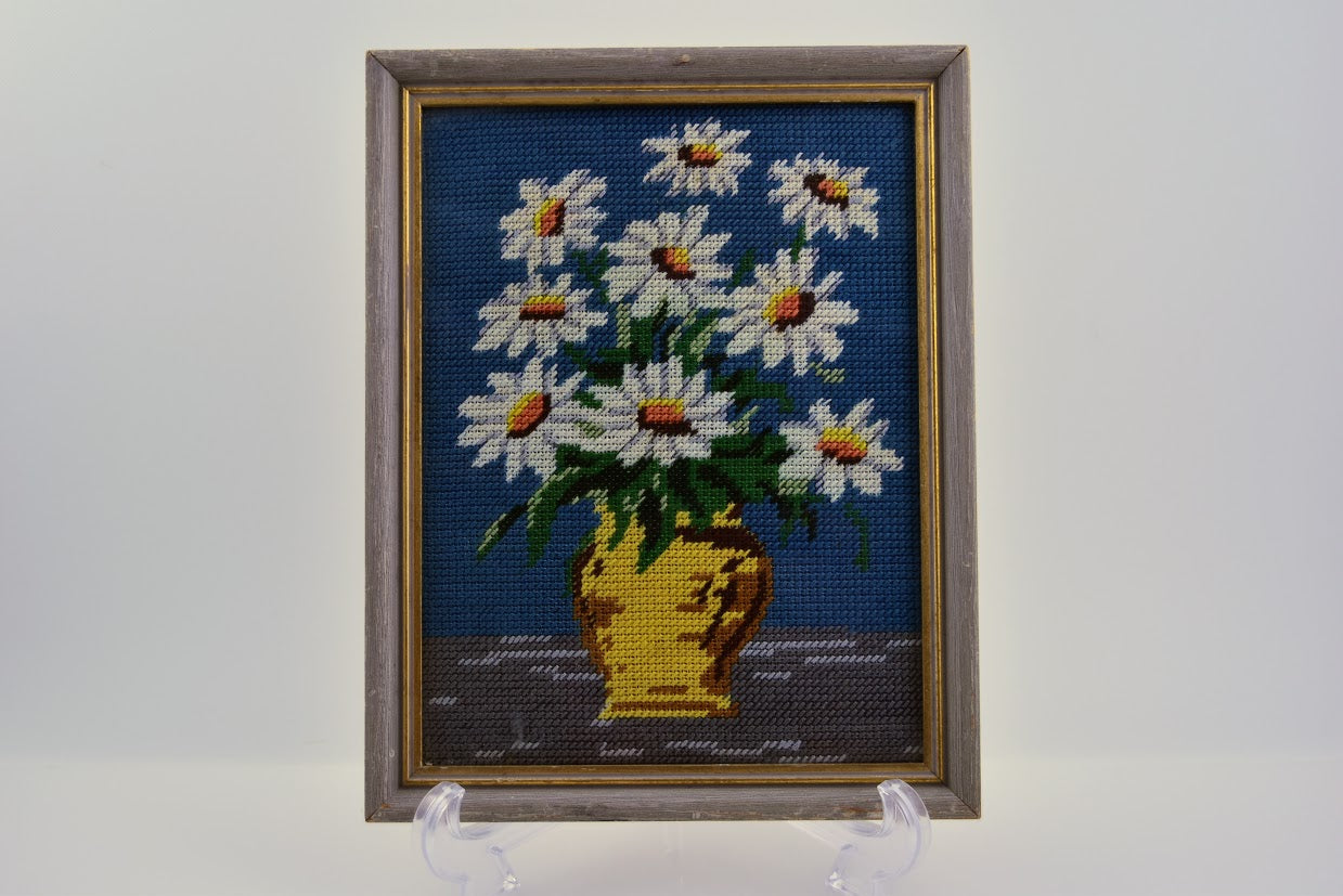 北欧 スウェーデン ハンドメイド 刺繍 額入り [1]