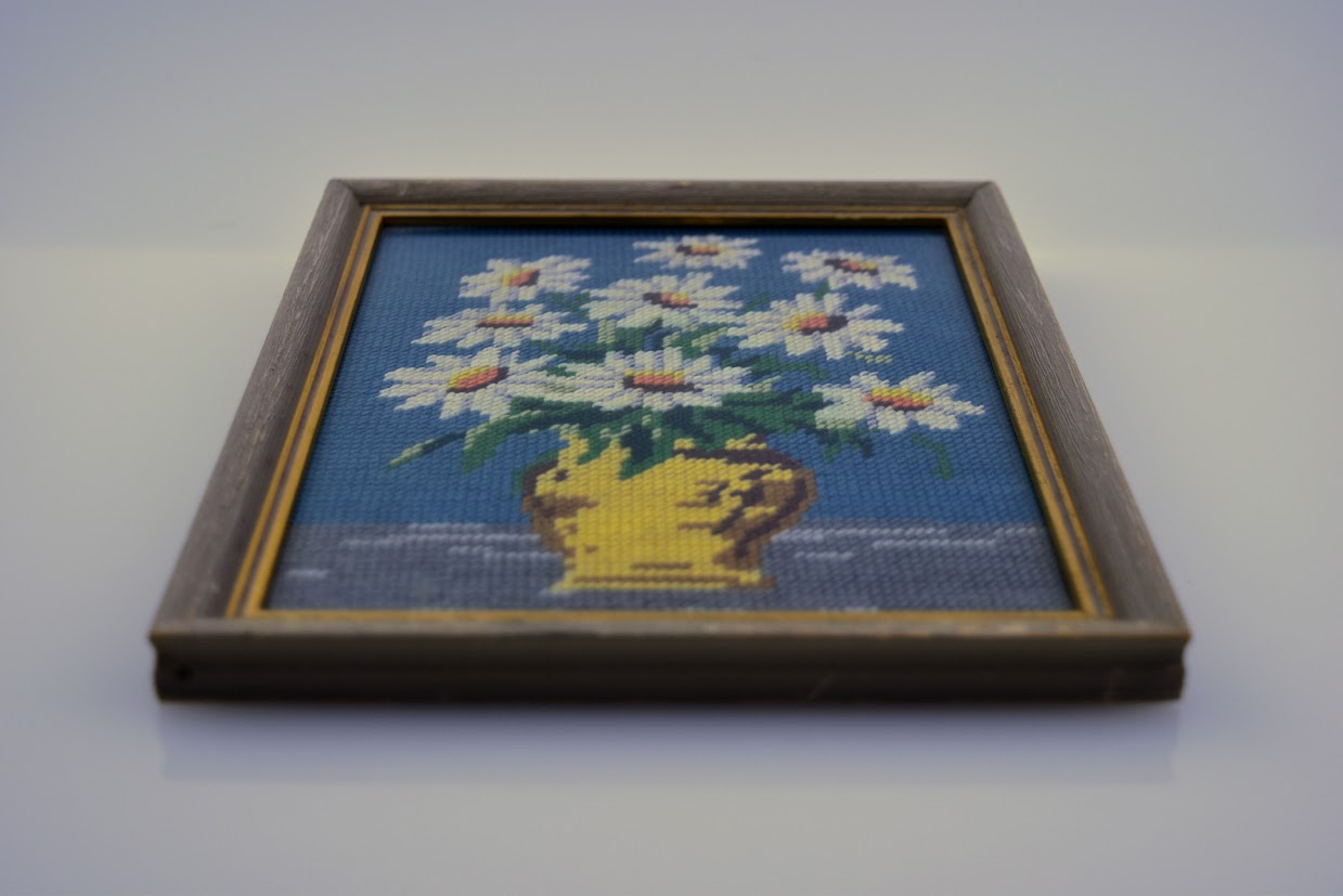 北欧 スウェーデン ハンドメイド 刺繍 額入り [1]