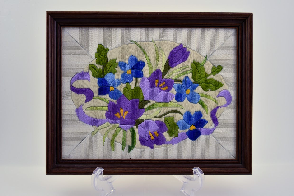 北欧 スウェーデン ハンドメイド 刺繍 額入り [2]