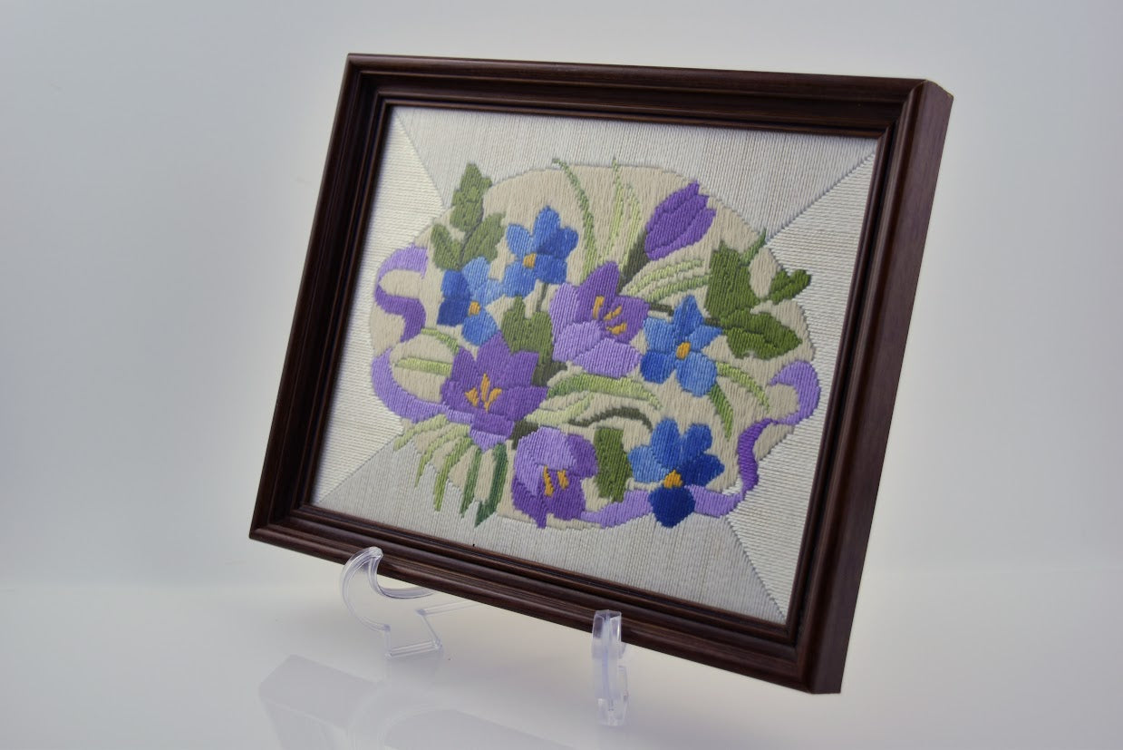 北欧 スウェーデン ハンドメイド 刺繍 額入り [2]