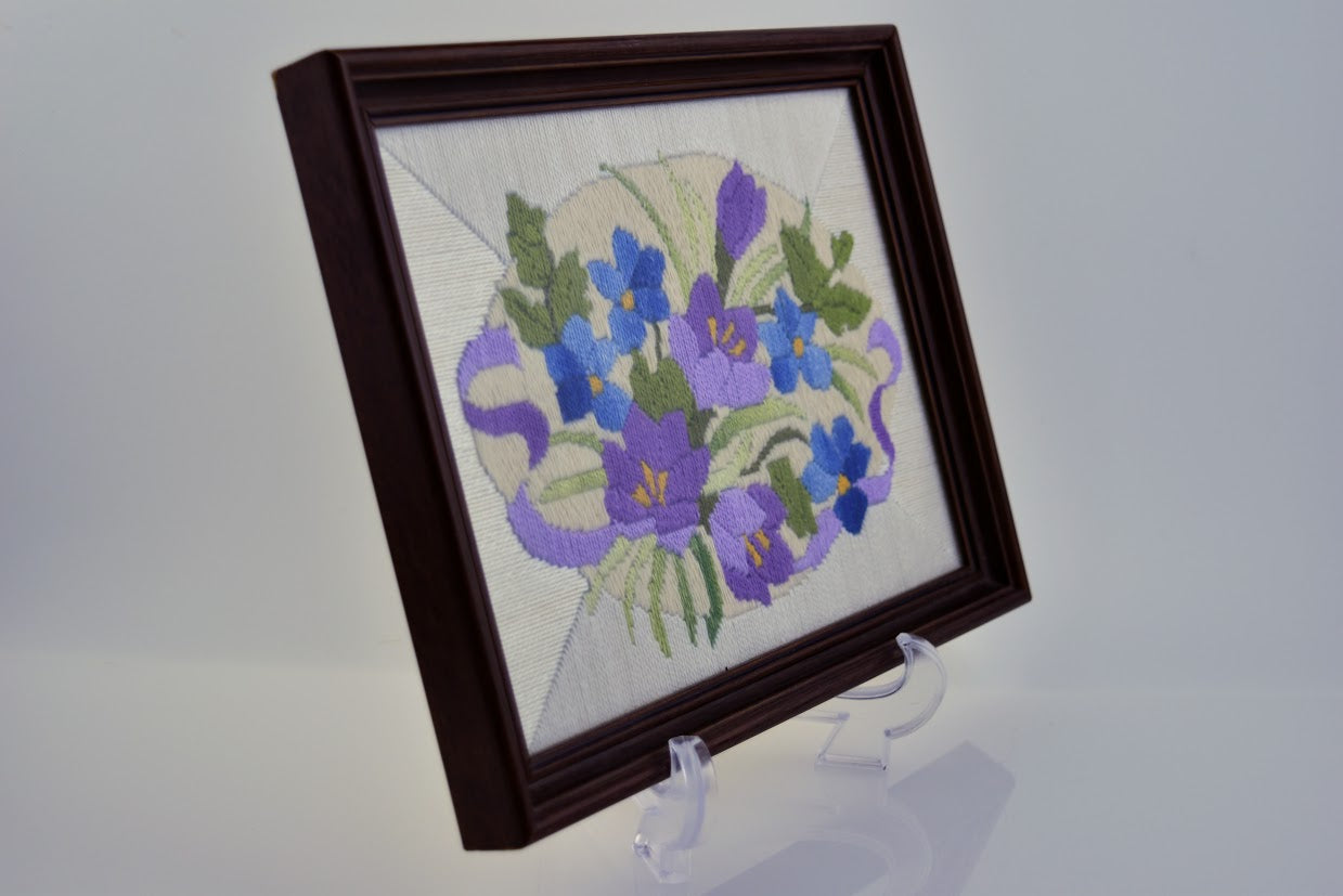 北欧 スウェーデン ハンドメイド 刺繍 額入り [2]