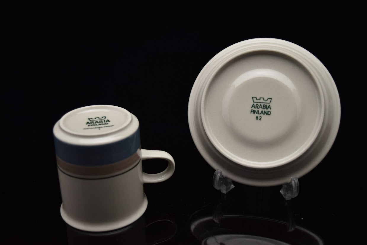 ARABIA/アラビア Uhtua/ウートゥア コーヒーカップ&ソーサー Inkeri Leivo/インケリレイヴォ Ulla Procope/ウラプロコッペ [3]