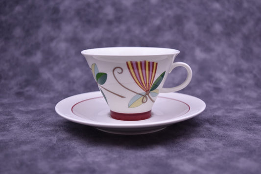 ARABIA/アラビア Harlekin/ハレキン KARNEVAL/カーニバル Inkeri Leivo/インケリレイヴォ コーヒーカップ&ソーサー [1]