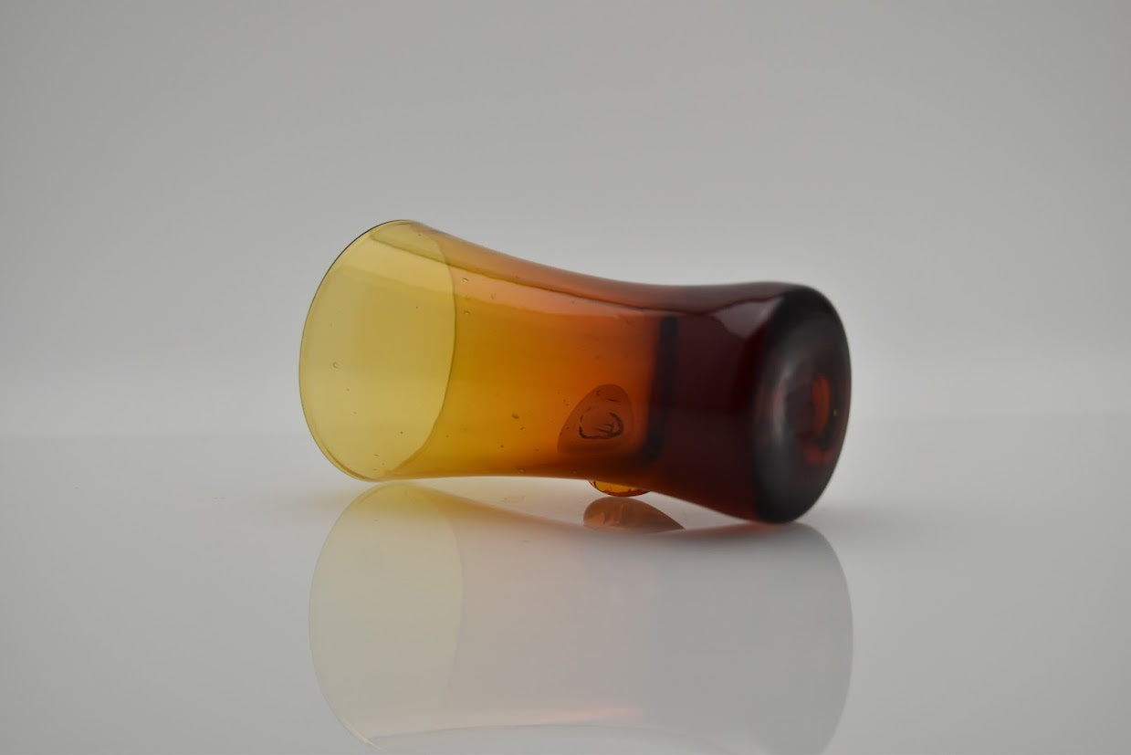 Boda/ボダ Erik Hoglund/エリックホグラン face アンバー ショットグラス H8.5cm [5]