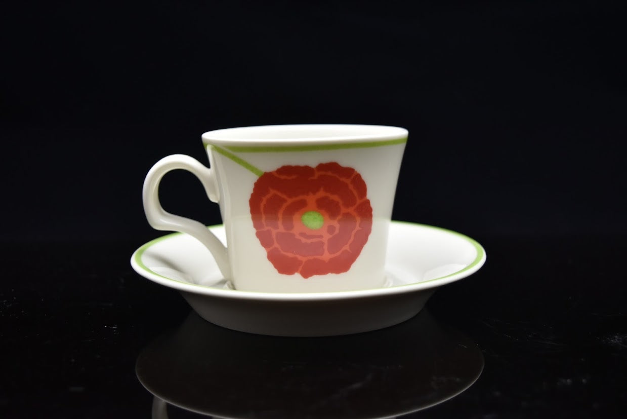 希少 ARABIA/アラビア illusia/イリュージア Fujiwo Ishimoto/石本藤雄 Heikki Orvola/へイッキオルヴォラ コーヒーカップ&ソーサー [1]