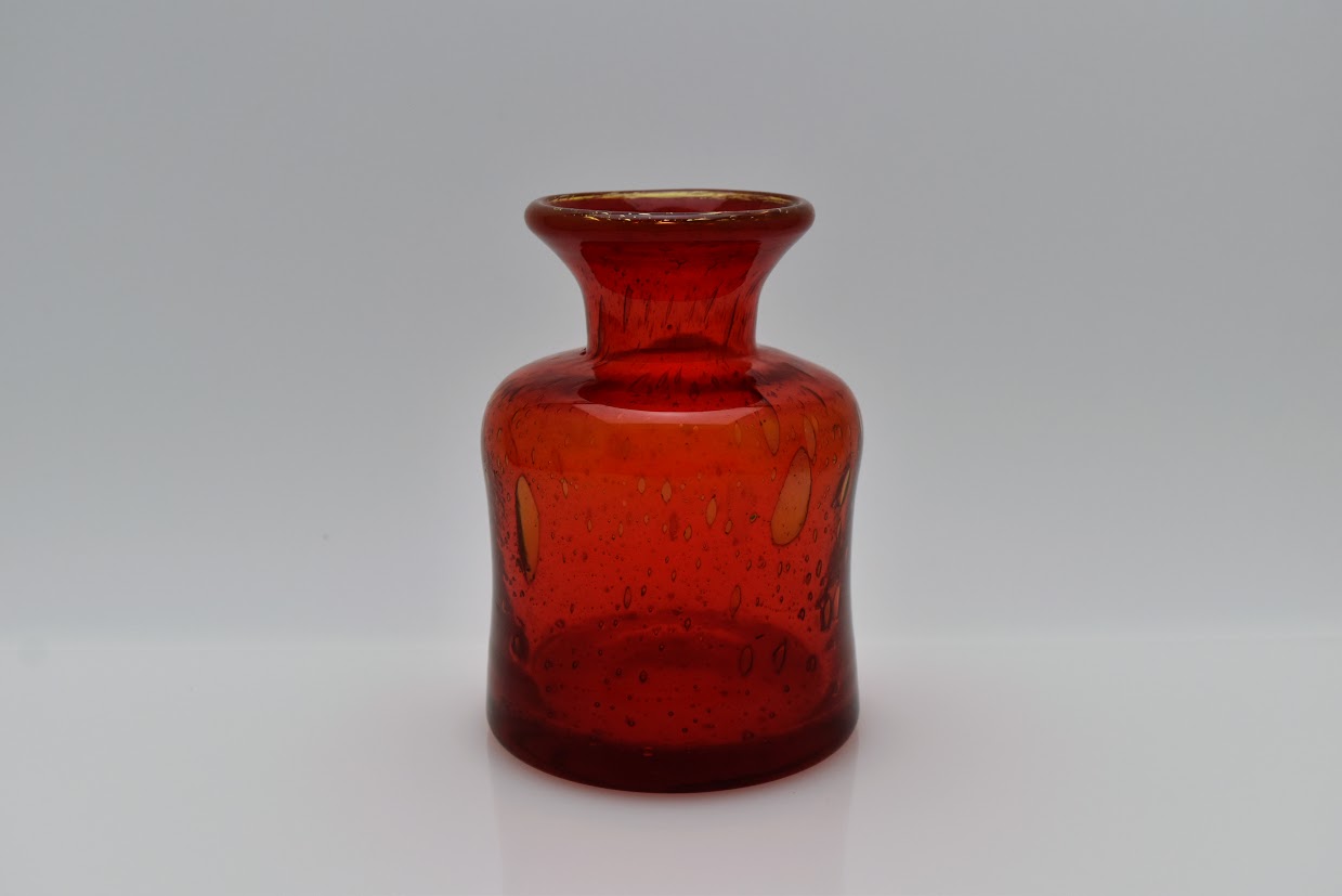 Boda/ボダ Erik Hoglund/エリックホグラン 赤 レッド フラワーベース ベース 花瓶 H13cm