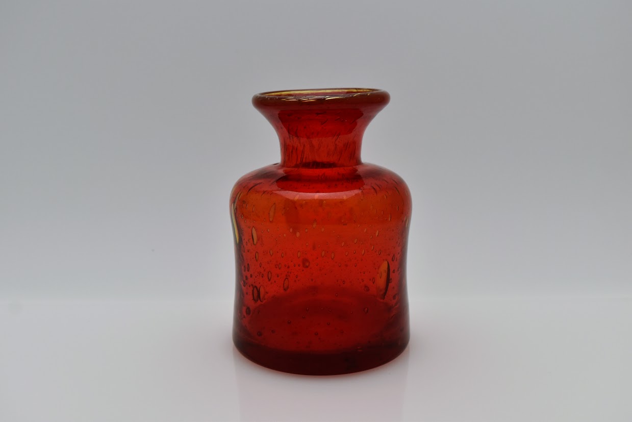 Boda/ボダ Erik Hoglund/エリックホグラン 赤 レッド フラワーベース ベース 花瓶 H13cm