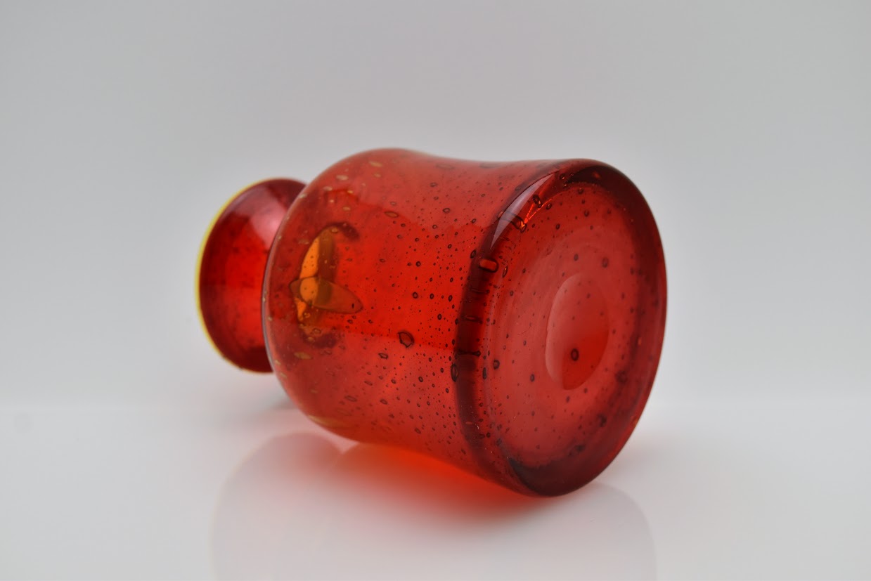 Boda/ボダ Erik Hoglund/エリックホグラン 赤 レッド フラワーベース ベース 花瓶 H13cm
