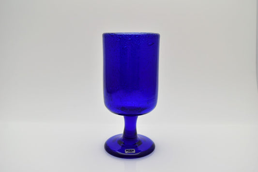 Boda/ボダ Erik Hoglund/エリックホグラン ベース フラワーベース 花瓶 ブルー H17cm カットサイン有 ブランドシール有