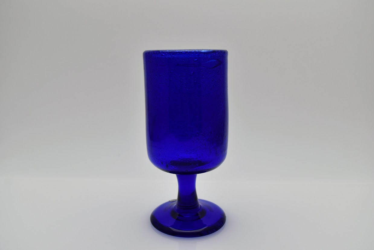 Boda/ボダ Erik Hoglund/エリックホグラン ベース フラワーベース 花瓶 ブルー H17cm カットサイン有 ブランドシール有