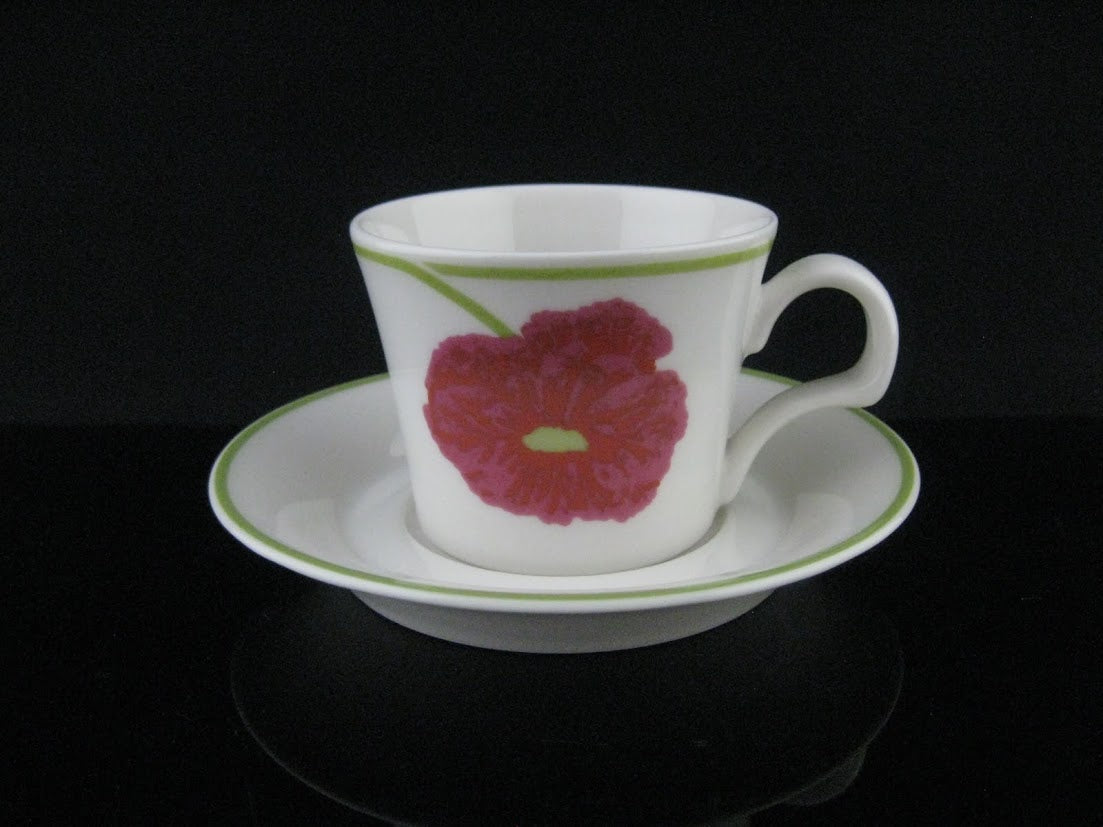 希少 ARABIA/アラビア illusia/イリュージア Fujiwo Ishimoto/石本藤雄 Heikki Orvola/へイッキオルヴォラ コーヒーカップ&ソーサー [1]