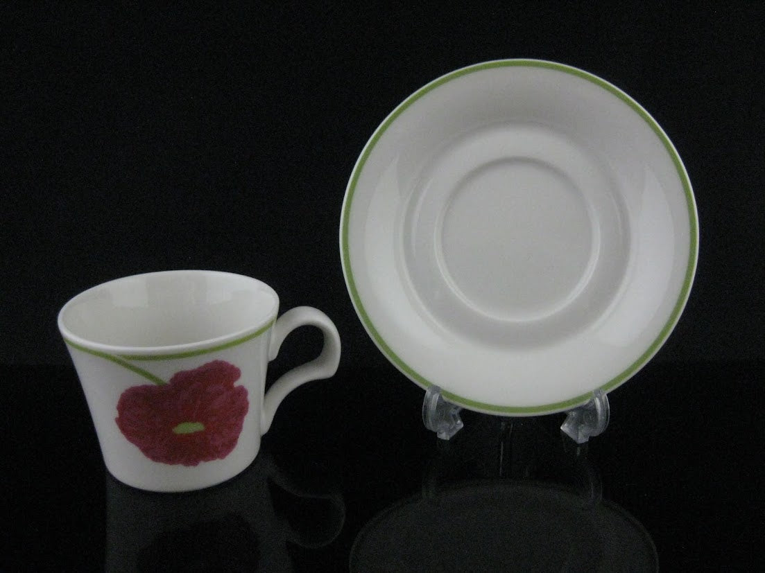 希少 ARABIA/アラビア illusia/イリュージア Fujiwo Ishimoto/石本藤雄 Heikki Orvola/へイッキオルヴォラ コーヒーカップ&ソーサー [1]