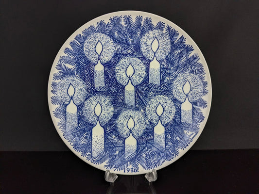 Gustavsberg グスタフスベリ Jultallrik クリスマスプレート SVEN JONSON スヴェンジョンソン 1976 ウォールプレート 飾りプレート 絵皿