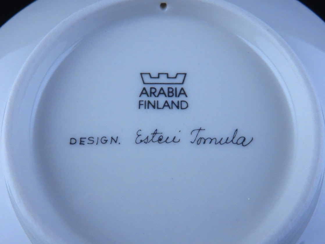 ARABIA/アラビア Botanica/ボタニカ Esteri Tomula/エステリトムラ Rosa polyantha/野バラ ウォールプレート 飾りプレート 絵皿