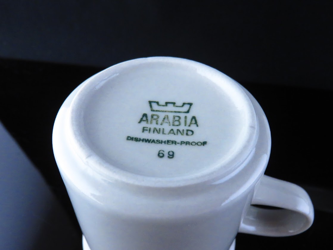 ARABIA/アラビア Fennica/フェニカ Richard Lindh/リチャードリンド Ulla Procope/ウラプロコッペ コーヒーカップ&ソーサー [4]