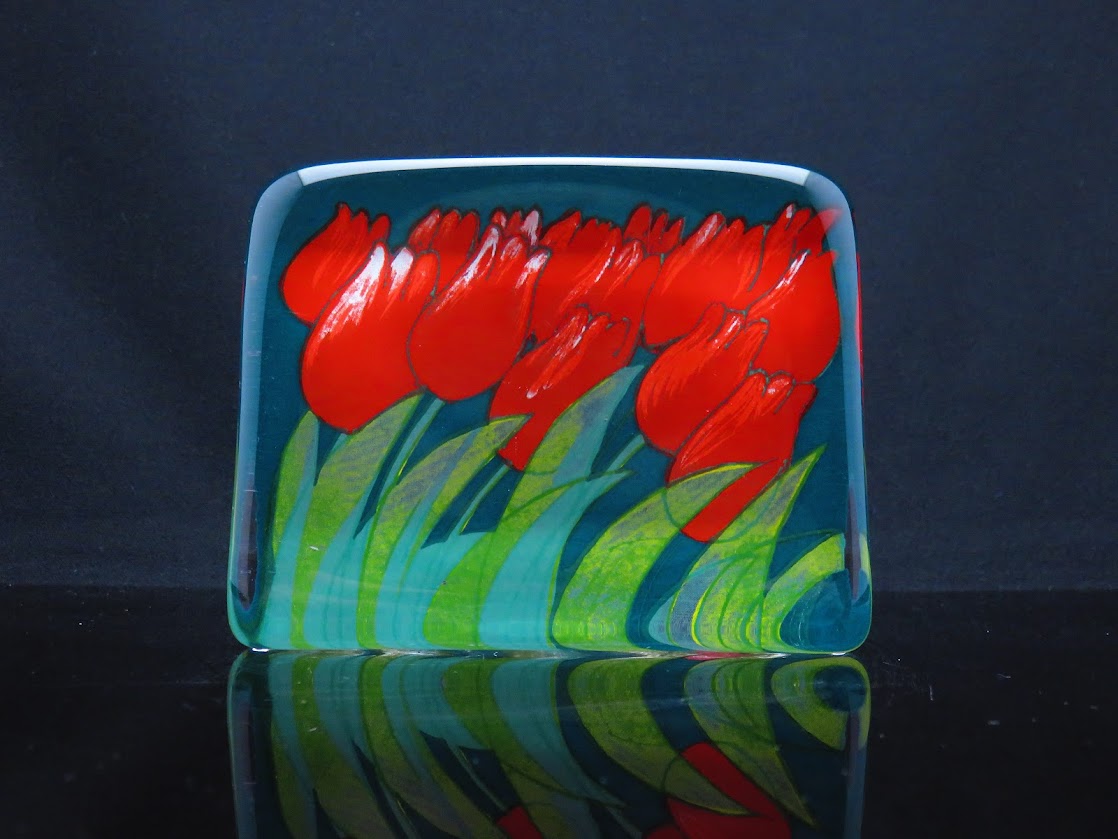 iittala/イッタラ Tulppaanit/Tulips ガラスカード Helja Liukko Sundstrom/ヘルヤリウッコスンドストロム