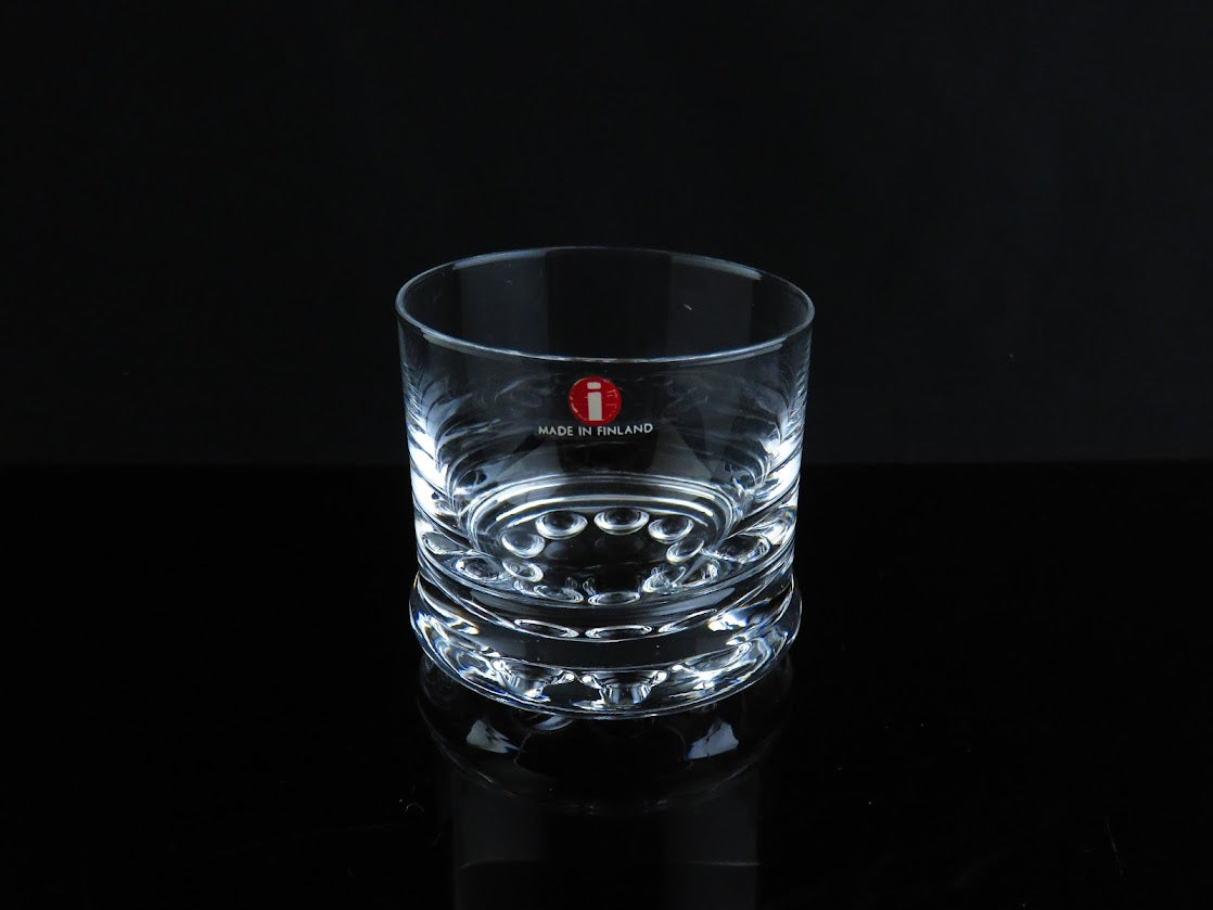 iittala/イッタラ Helminauha Timo Sarpaneva/ティモサルパネヴァ ウイスキーグラス ロックグラス H6cm ブランドシール付き [5]