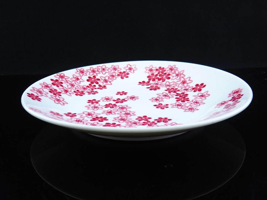 Gefle/ゲフレ UpsalaEkeby/ウプサラエクビー ANEMONE/アネモネ プレート 18cm Berit Ternell/ベリットターネル 赤 レッド ピンク [1]