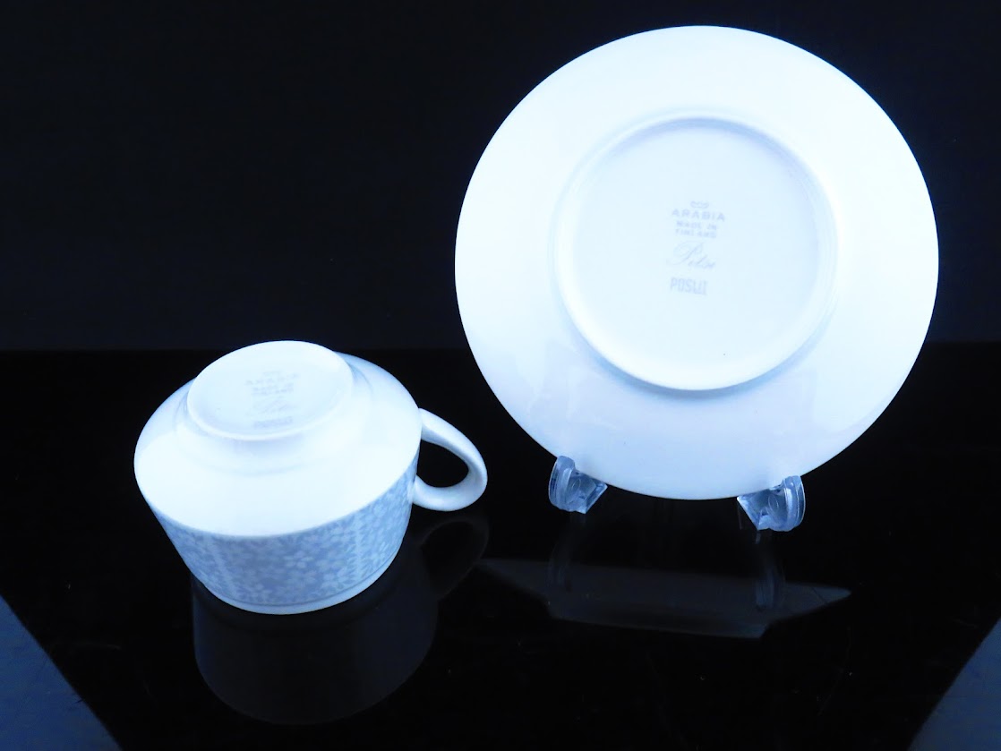 ARABIA/アラビア Pitsi/ピトゥシ Raija Uosikkinen/ライヤウオシッキネン コーヒーカップ&ソーサー [3]