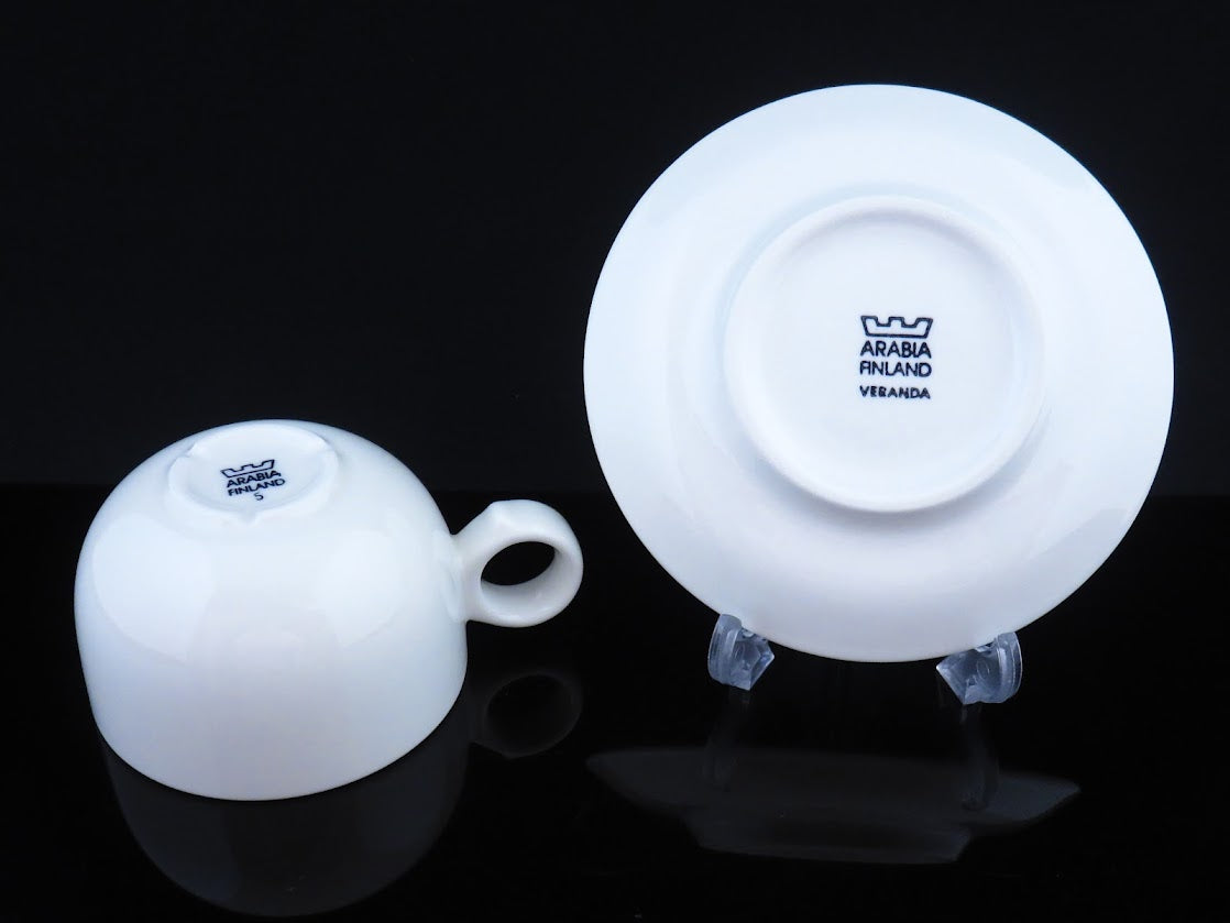 ARABIA/アラビア Veranda/ヴェランダ カップ&ソーサー Inkeri Leivo/インケリレイヴォ Stig Lindberg/スティグリンドベリ [1]