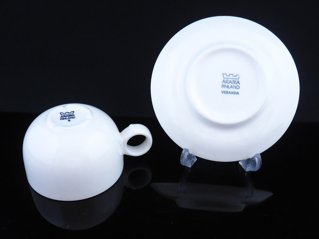 ARABIA/アラビア Veranda/ヴェランダ カップ&ソーサー Inkeri Leivo/インケリレイヴォ Stig Lindberg/スティグリンドベリ [2]