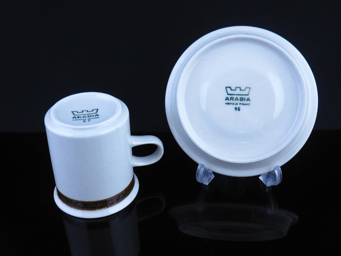 ARABIA/アラビア KARELIA/カレリア コーヒーカップ&ソーサー WARTSILA Sモデル [2]