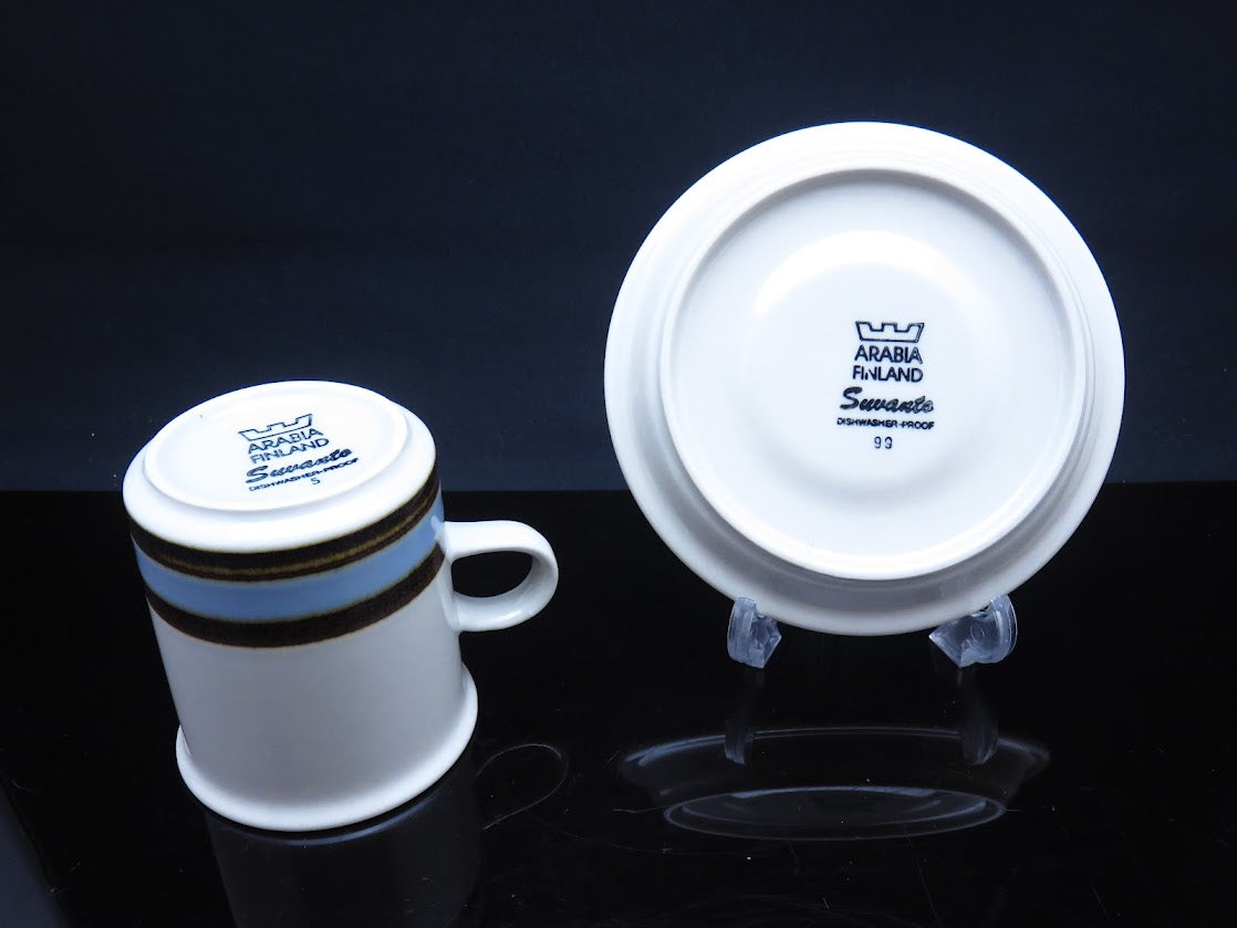 訳あり！ ARABIA/アラビア Suvanto/スヴァント コーヒーカップ&ソーサー Ulla Procope/ウラプロコッペ [2]