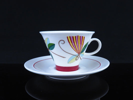 ARABIA/アラビア Harlekin/ハレキン KARNEVAL/カーニバル Inkeri Leivo/インケリレイヴォ コーヒーカップ&ソーサー [2]