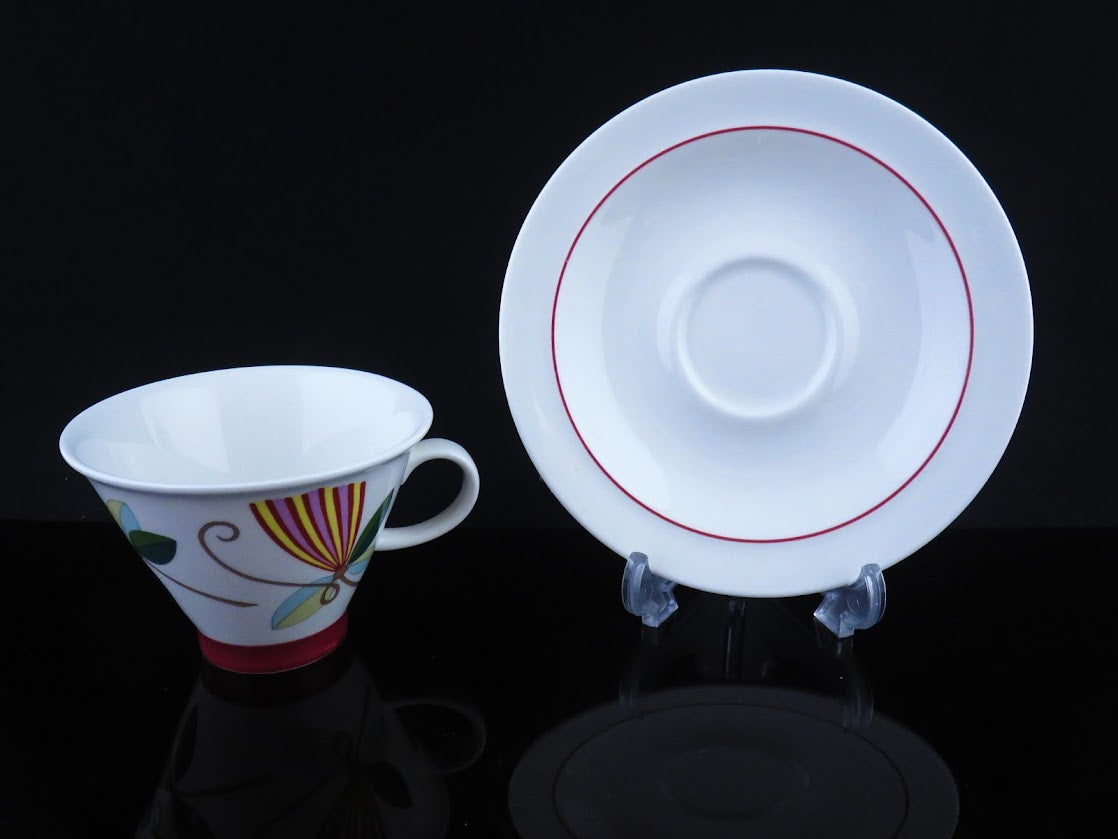 ARABIA/アラビア Harlekin/ハレキン KARNEVAL/カーニバル Inkeri Leivo/インケリレイヴォ コーヒーカップ&ソーサー [2]