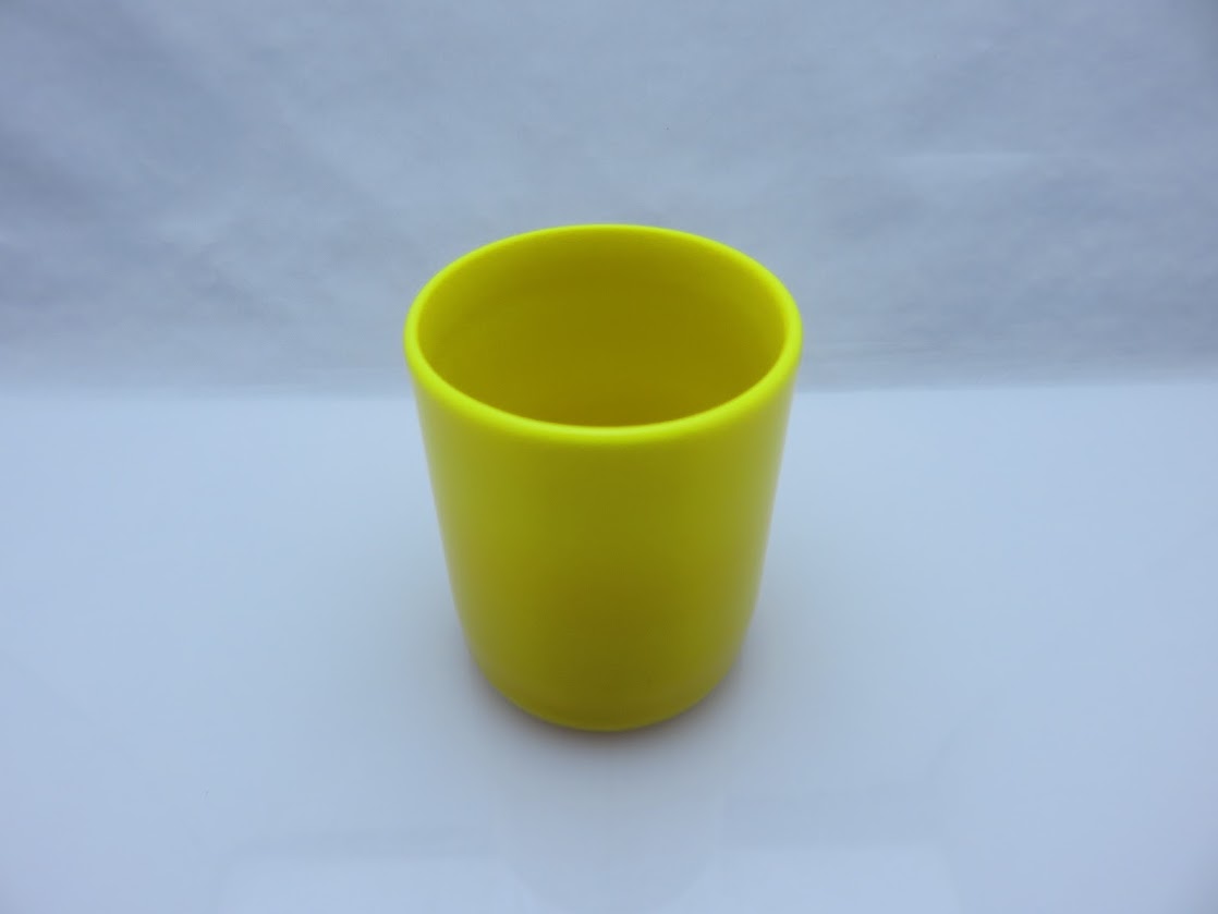 Boda/ボダ Erik Hoglund/エリックホグラン イエロー 黄色 カットサインあり ベース フラワーベース 花瓶 H9cm