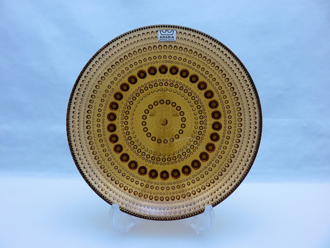 ARABIA/アラビア Kastehelmi/カステヘルミ プレート 14cm Oiva Toikka/オイバトイッカ ブランドシール付き [1]