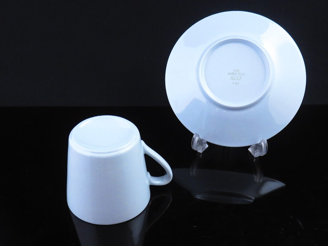 ARABIA/アラビア Lumikukka/ルミクッカ Raija Uosikkinen/ライヤウオシッキネン コーヒーカップ&ソーサー ブルー [1]