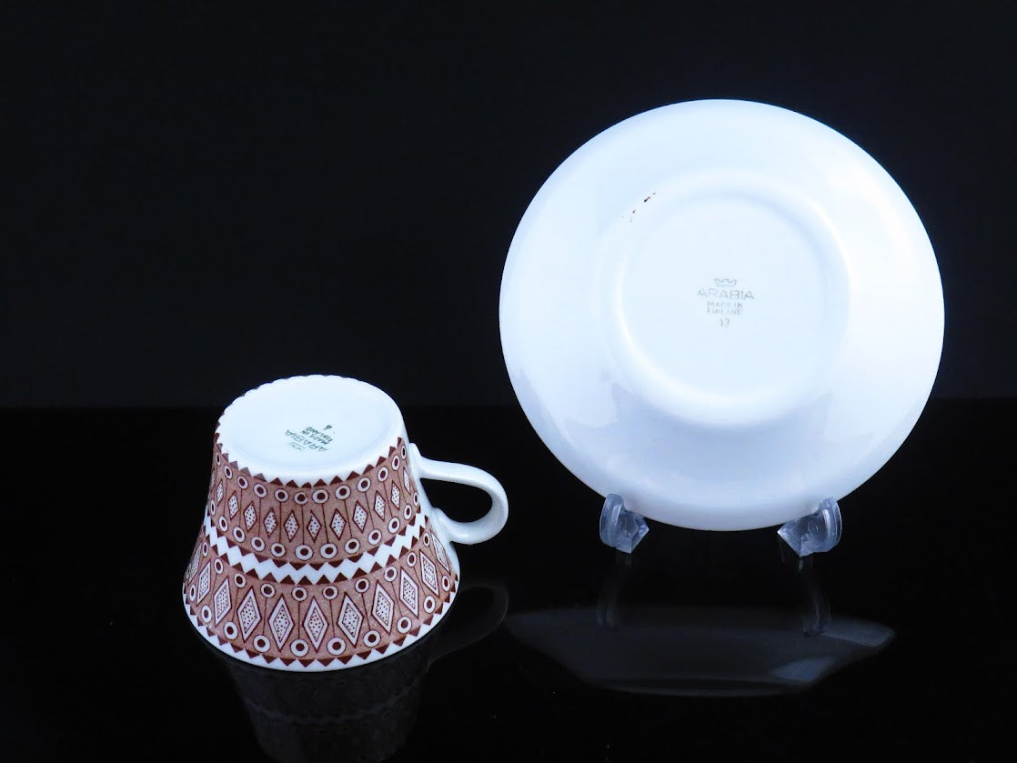 ARABIA/アラビア Loberia/ロベリア Raija Uosikkinen/ライヤウォシッキネン コーヒーカップ&ソーサー [2]