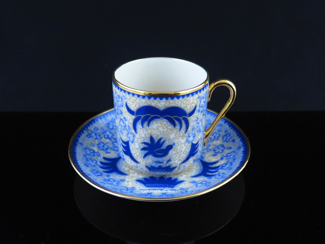 訳あり!ARABIA/アラビア She-Fo/シェフォ デミタスカップ&ソーサー Greta Lisa Jaderholm-Snellman/グレタリサイェーデルホルム=スネルマン