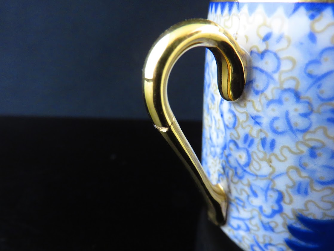 訳あり!ARABIA/アラビア She-Fo/シェフォ デミタスカップ&ソーサー Greta Lisa Jaderholm-Snellman/グレタリサイェーデルホルム=スネルマン