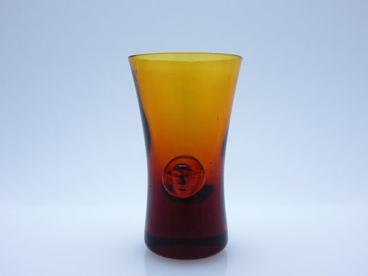 Boda/ボダ Erik Hoglund/エリックホグラン face アンバー ショットグラス H8.3cm [1]