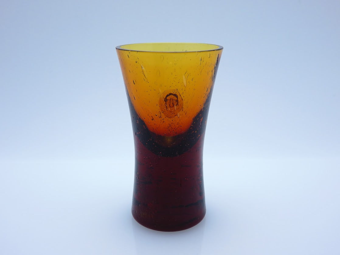 Boda/ボダ Erik Hoglund/エリックホグラン face アンバー ショットグラス H8.4cm [2]