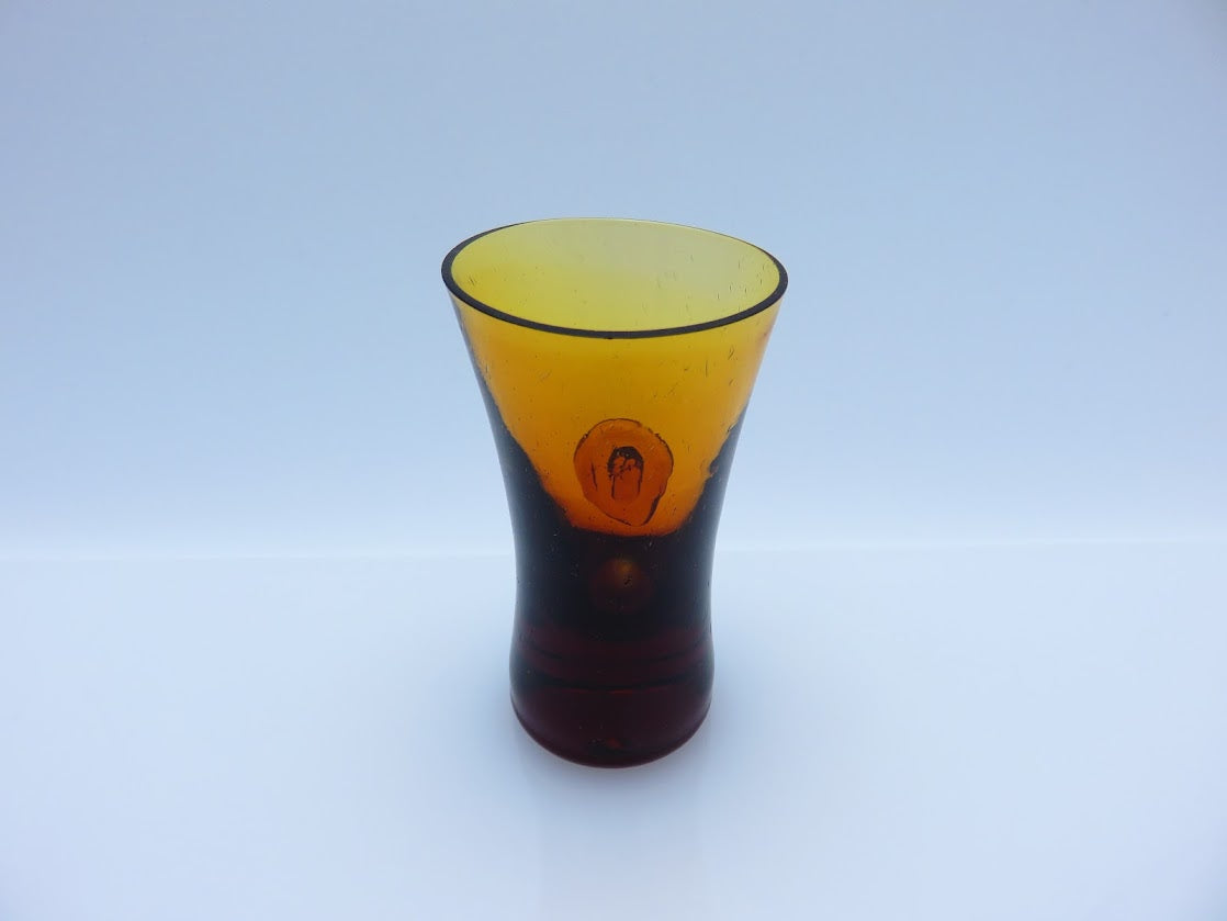 Boda/ボダ Erik Hoglund/エリックホグラン face アンバー ショットグラス H8.3cm [3]