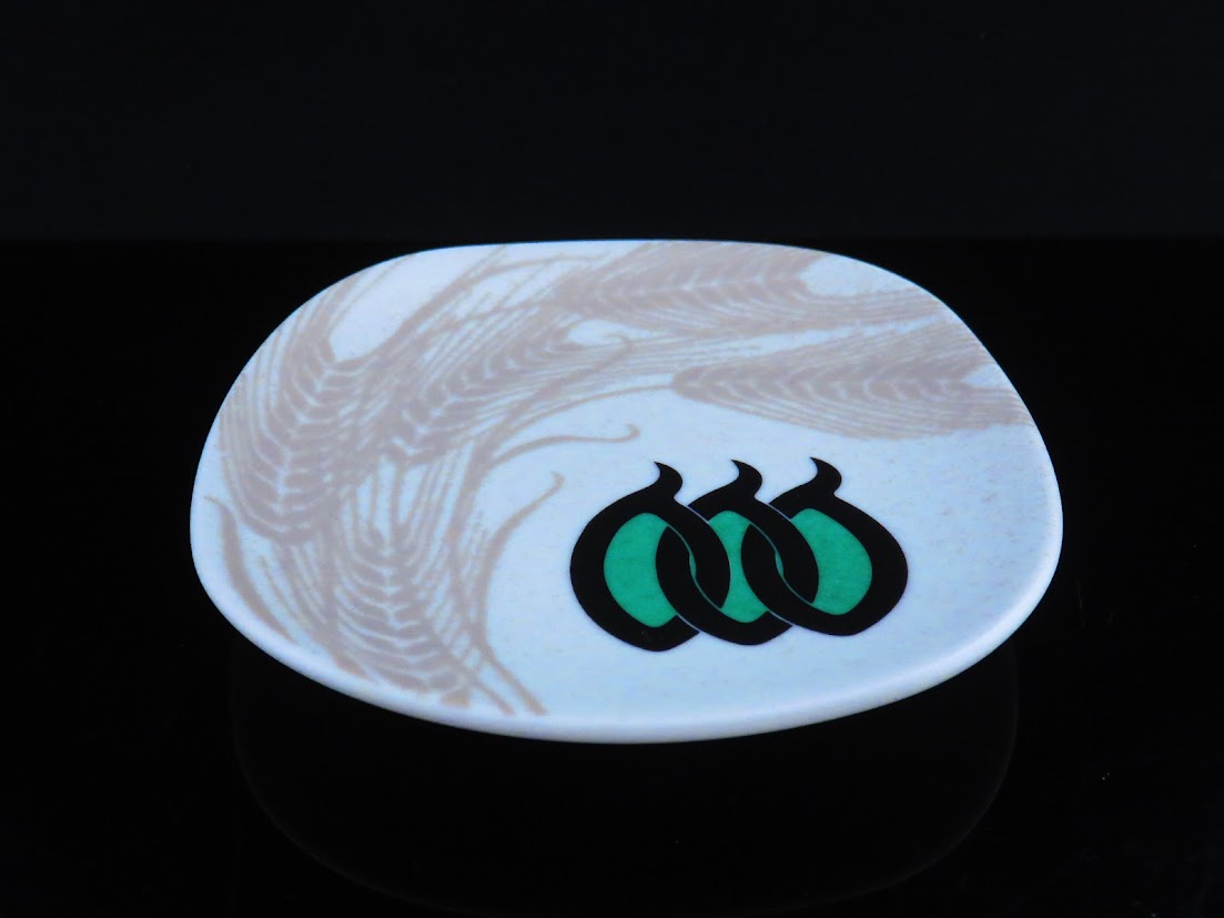 ARABIA/アラビア Hankkija 110周年記念プレート Yrjo Lohko