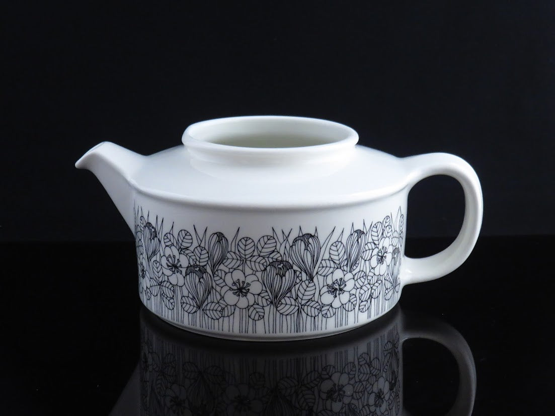 ARABIA/アラビア Krokus/クロッカス ティーポット Esteri Tomula/エステリトムラ 茶漉しなし 蓋なし