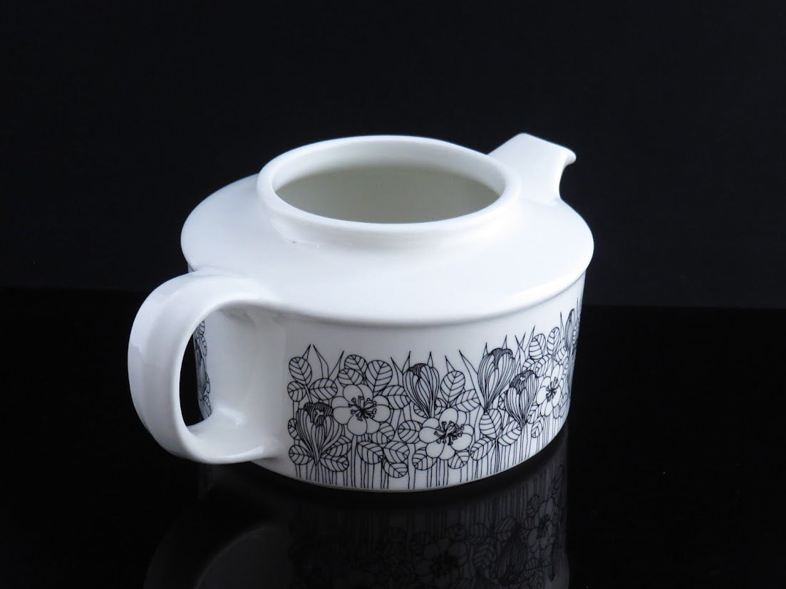 ARABIA/アラビア Krokus/クロッカス ティーポット Esteri Tomula/エステリトムラ 茶漉しなし 蓋なし