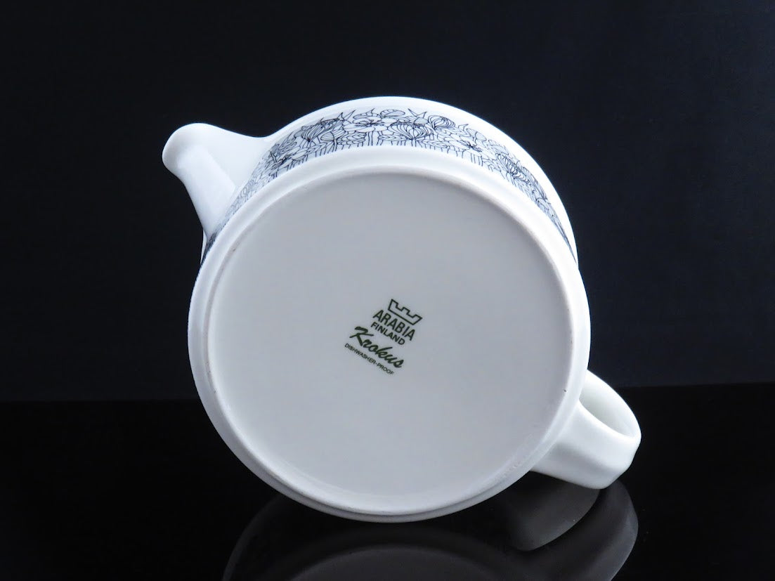 ARABIA/アラビア Krokus/クロッカス ティーポット Esteri Tomula/エステリトムラ 茶漉しなし 蓋なし