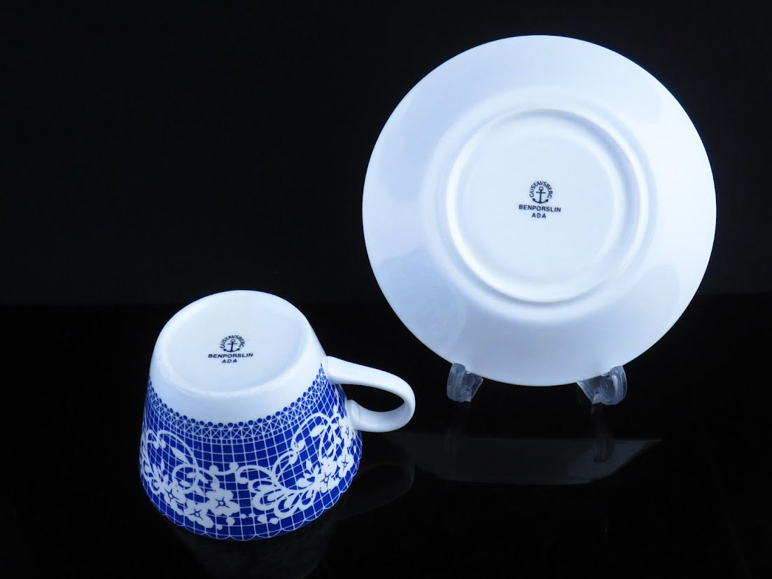 Gustavsberg/グスタフスベリ Ada/アダ コーヒーカップ&ソーサー Stig Lindberg/スティグリンドベリ [1]