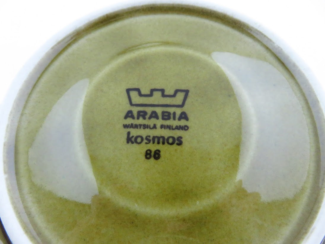 ARABIA/アラビア Kosmos/コスモス コーヒーカップ&ソーサー Gunvor Olin-Gronqvist/グンヴァル・オリン・グランクヴィスト Ulla Procope[13]