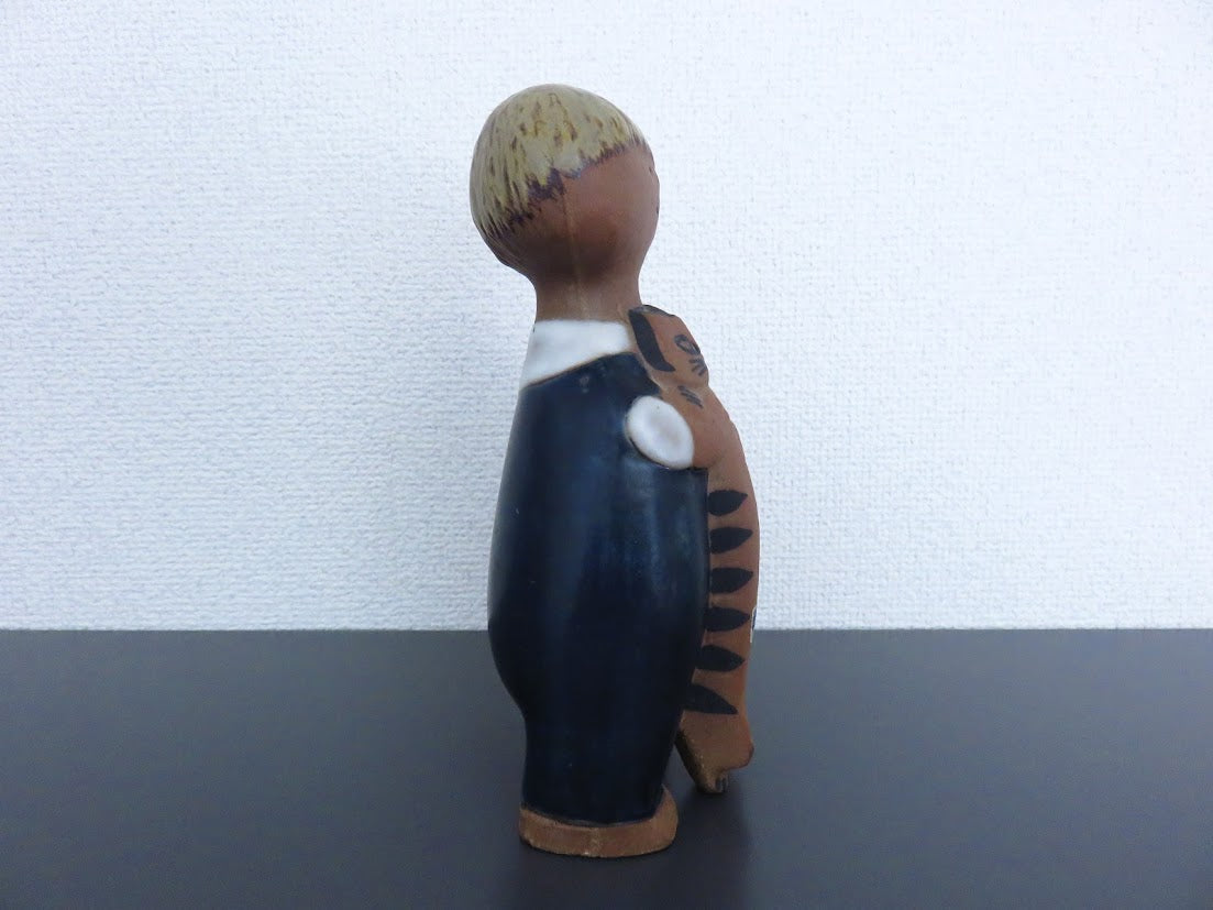 Gustavsberg/グスタフスベリ Lisa Larson/リサラーソン Larsons ungar Pelle フィギュア