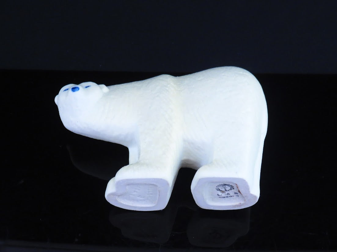 Gustavsberg/グスタフスベリ Lisa Larson/リサラーソン Skansen Isbjorn/ホッキョクグマ フィギュア